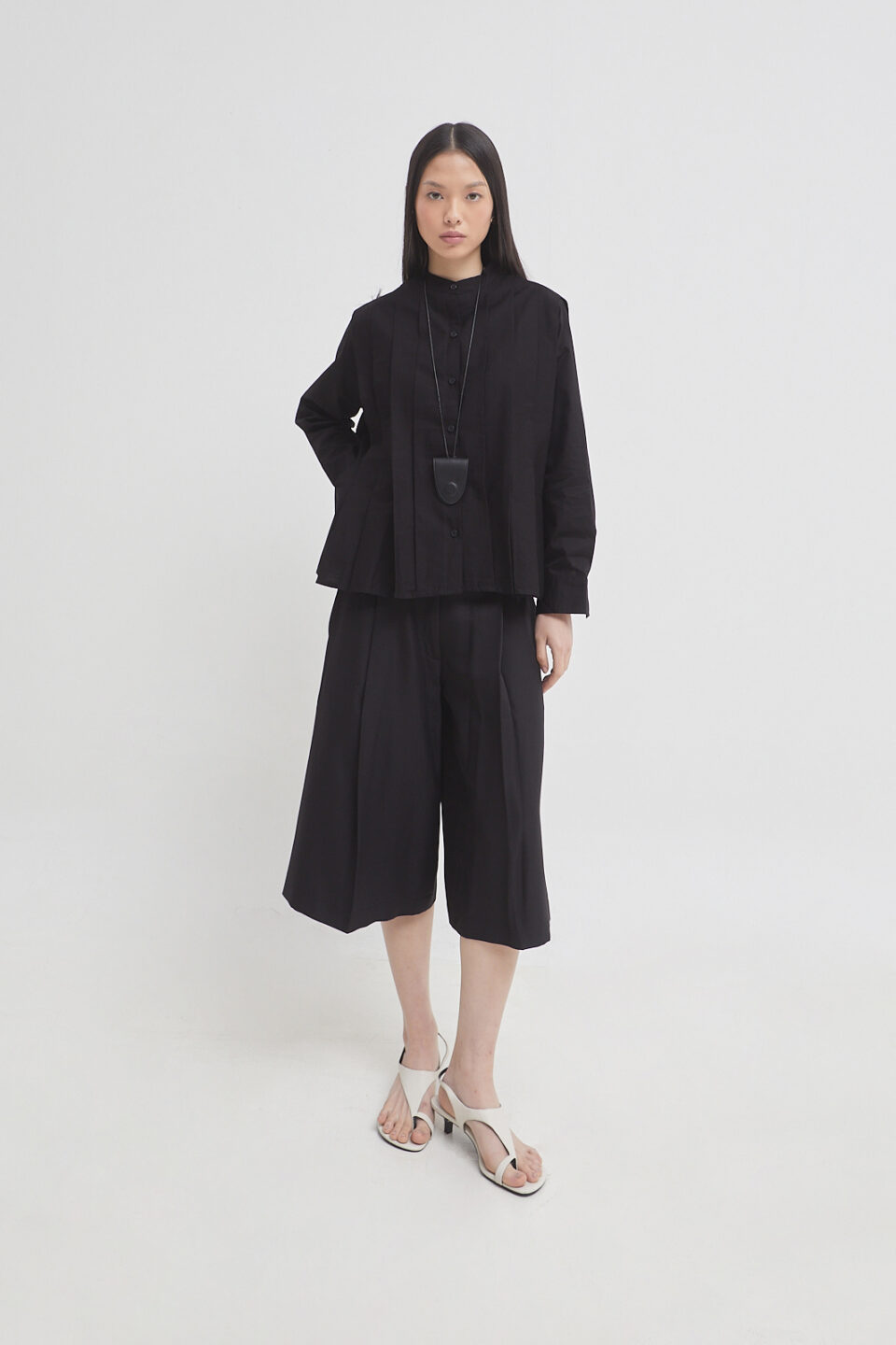 Kyoto shirt black cotton - Image 2