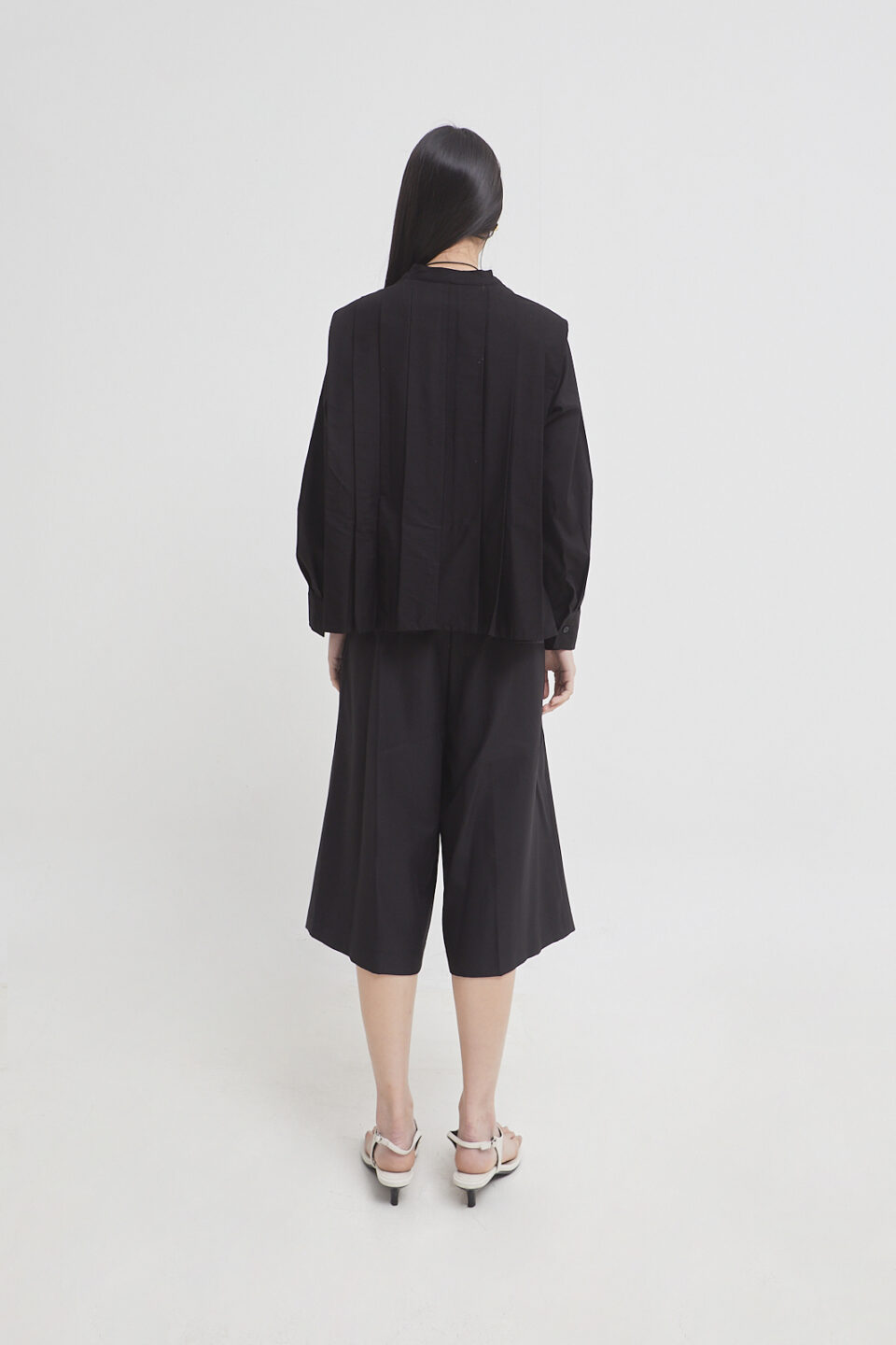 Kyoto shirt black cotton - Image 4