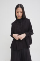Kyoto shirt black cotton