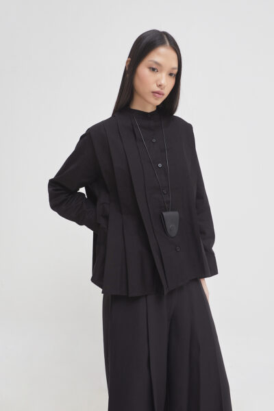 Kyoto shirt black cotton