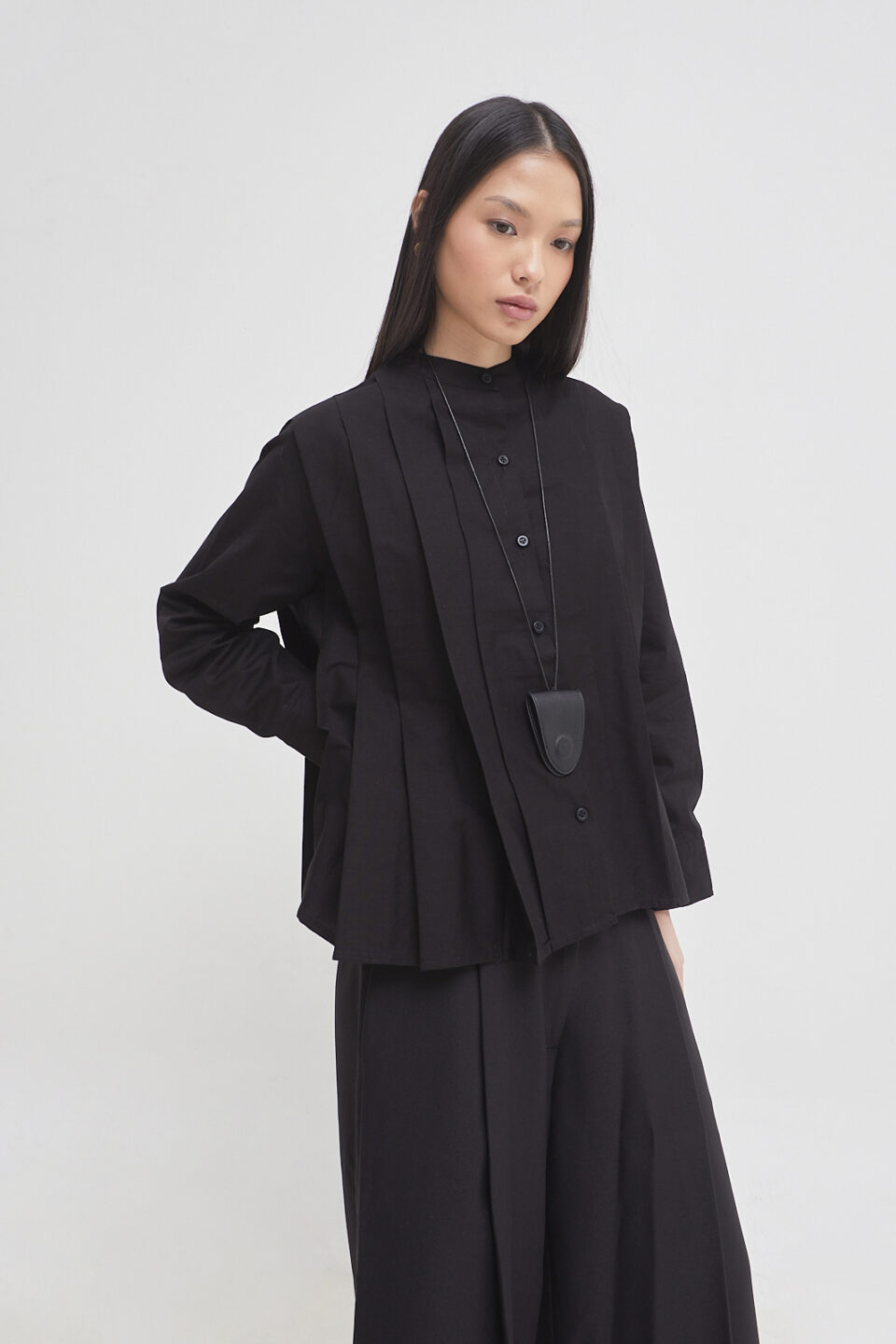 Kyoto shirt black cotton