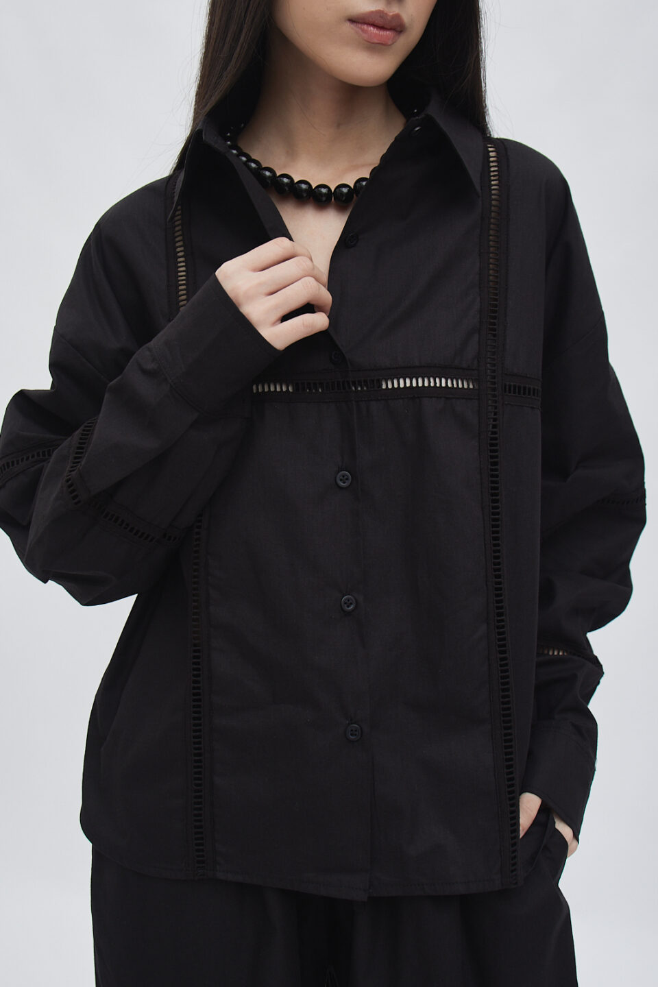 Provence Shirt Black - Image 6