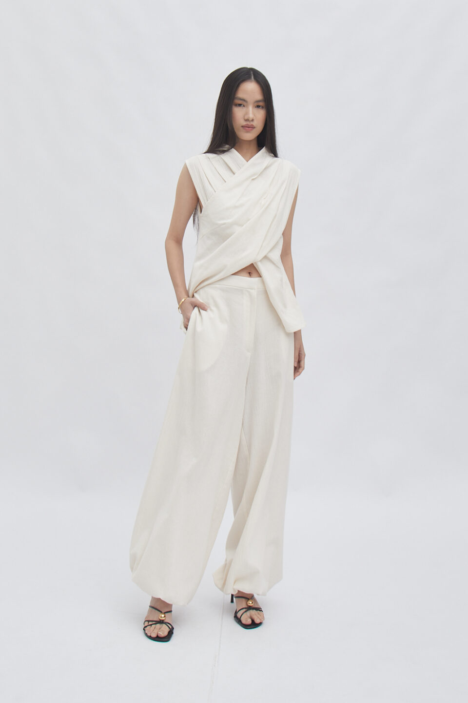 Aalto Ballon Pants Milk - Image 4