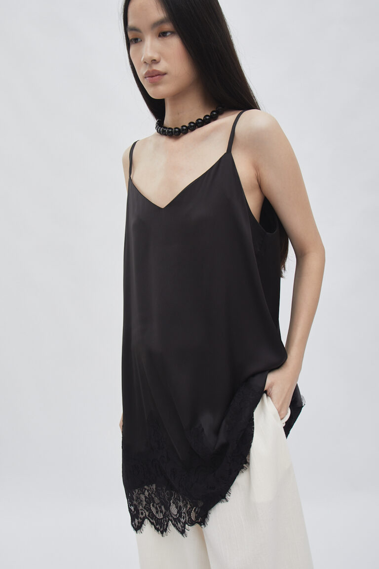 Veil Camisole Black