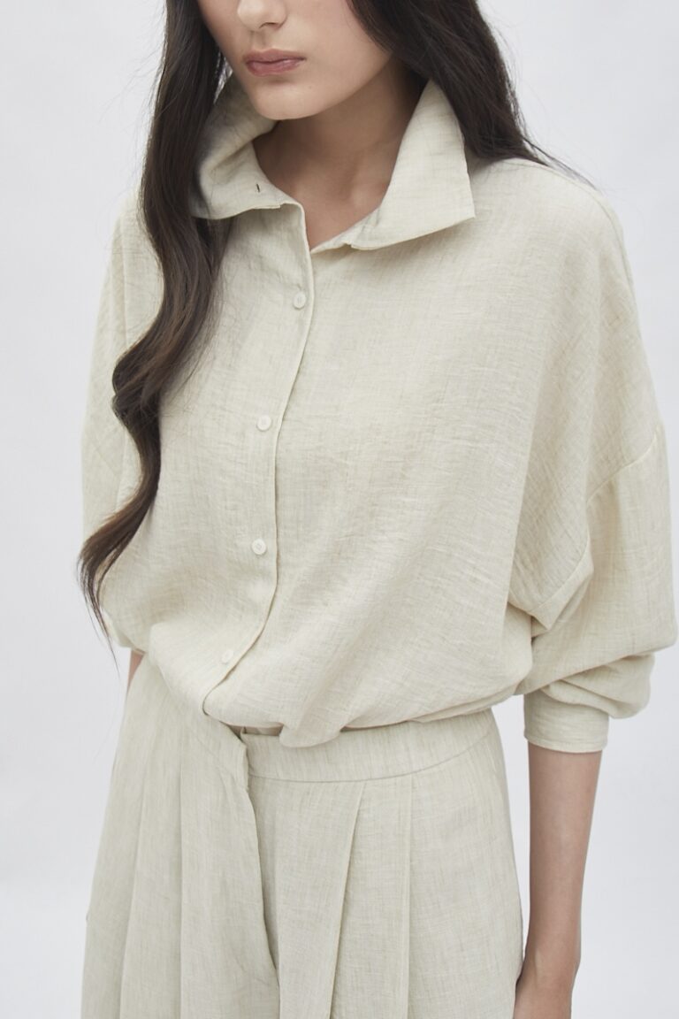Major Shirt Oat Linen