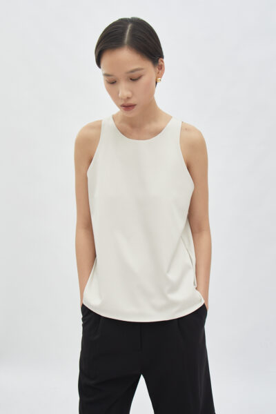 Forme Sateen Tank Bone