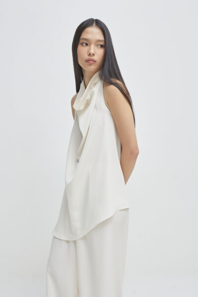 Mya Halter Top Porcelain