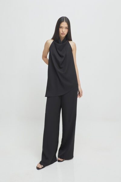 Mya Halter Top Black