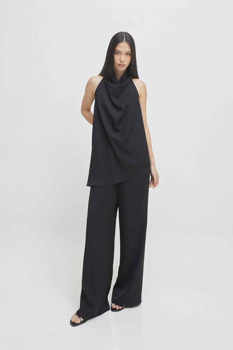 Mya Halter Top Black