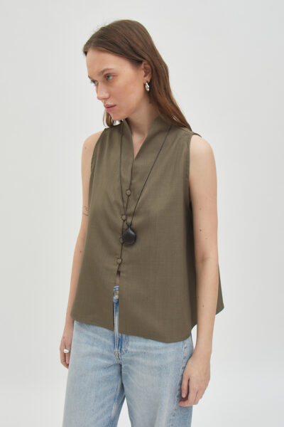 Dionne Top Olive
