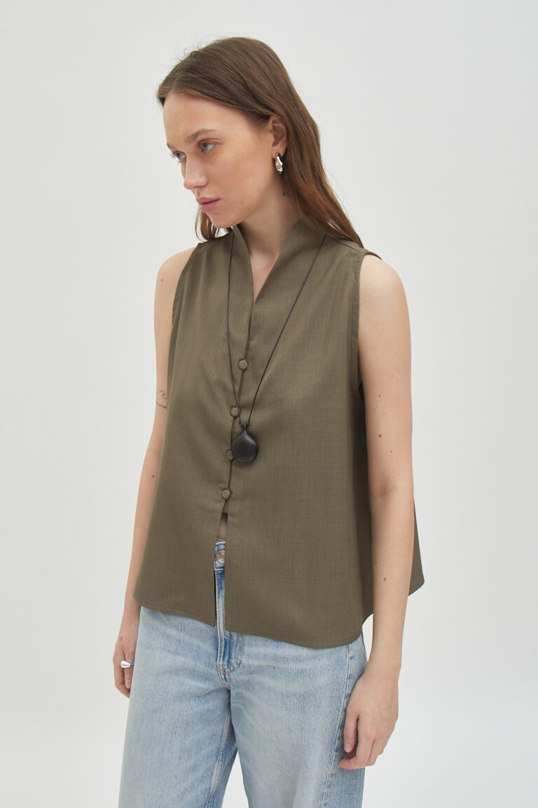 Dionne Top Olive