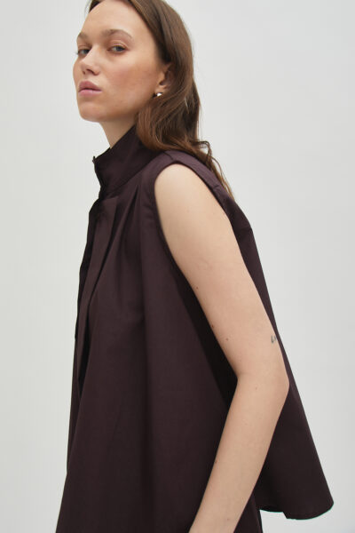 Corrine Top Dark Brown