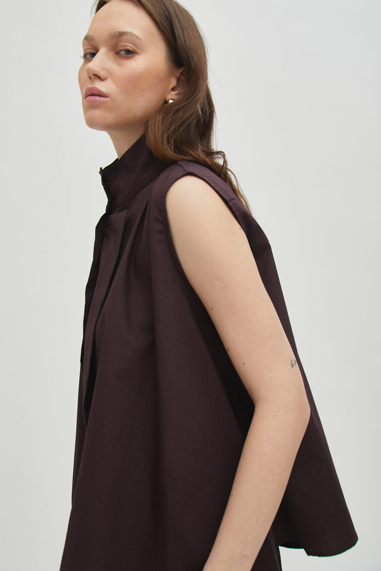 Corrine Top Dark Brown
