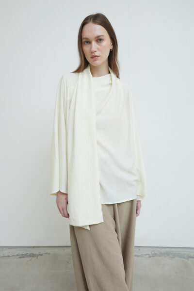 Sinclaire Scarf Top Porcelain