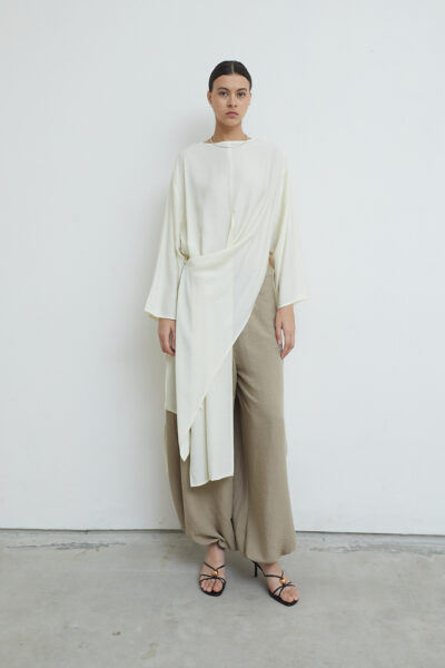 Phoebe Multiway Tunic in Porcelain