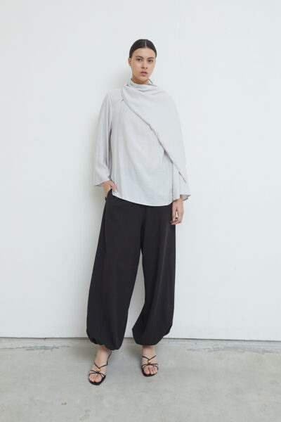 Sinclaire Scarf Top Ash