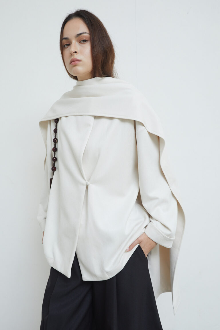 Noir Suede Jacket Bone