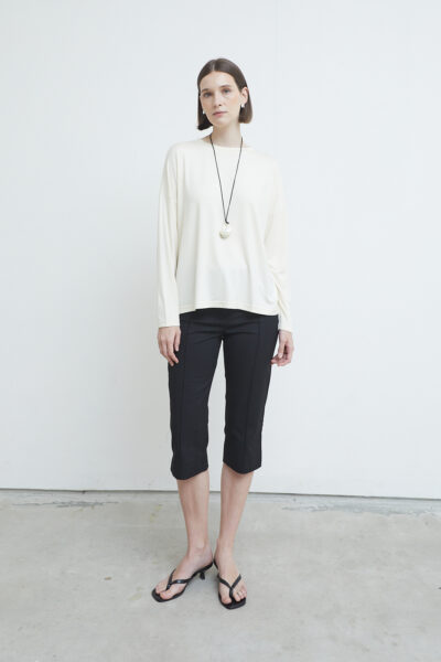 Ease Tencel Tee Pearl