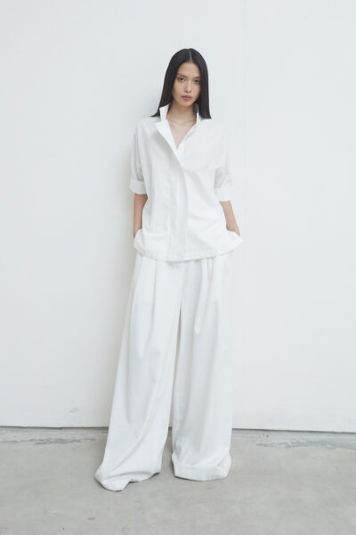 Short Sleeves City Shirt White
