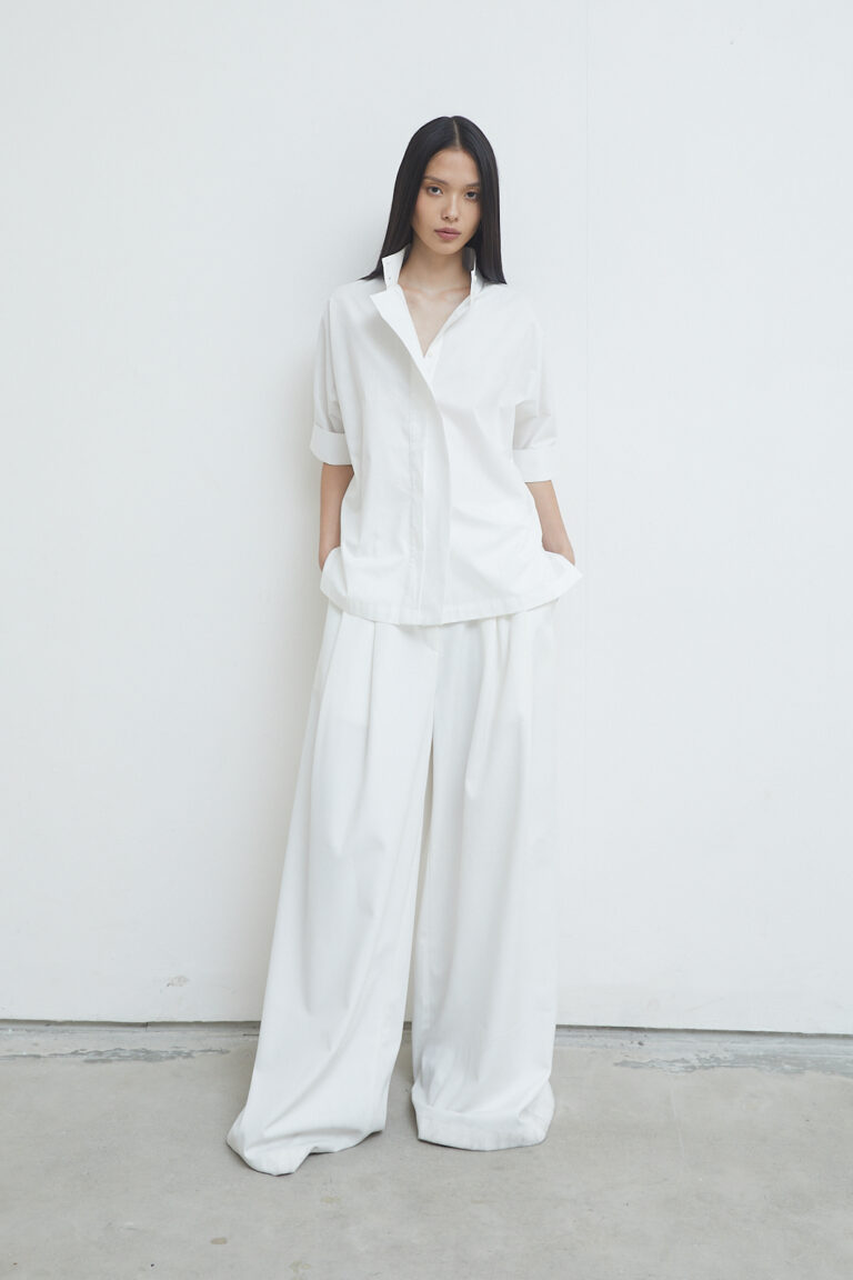 Short Sleeves City Shirt White